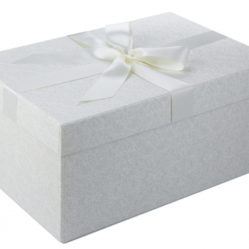 Die Brautkleidbox White Labyrinth ist ein MustHave zur Aufbewahrung Ihres Brautkleides.